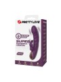 PRETTY LOVE - VIBRADOR COELHO RECARREGÁVEL HARPER COM 10 FUNÇÕES - ROX