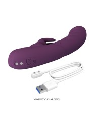 PRETTY LOVE - HARPER OPLAADBARE KONIJNENVIBRATOR MET 10 FUNCTIES, PAAR