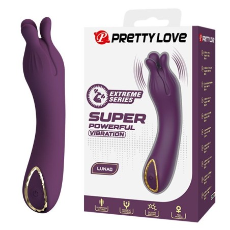 PRETTY LOVE - LUNAO OPLAADBARE VIBRATOR MET 10 FUNCTIES, PAARS