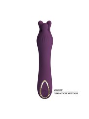 PRETTY LOVE - VIBRADOR RECARREGÁVEL LUNAO COM 10 FUNÇÕES ROXO