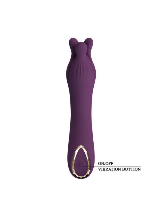 PRETTY LOVE - VIBRADOR RECARREGÁVEL LUNAO COM 10 FUNÇÕES ROXO