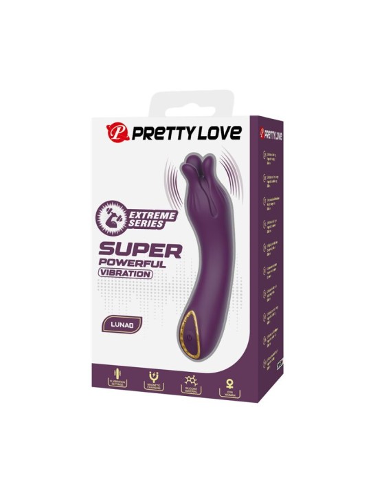 PRETTY LOVE - LUNAO RECHARGEABLE VIBRATOR 10 FUNCTIONS PURPLE