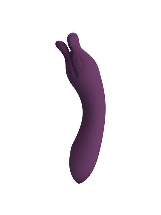 PRETTY LOVE - VIBRADOR RECARREGÁVEL LUNAO COM 10 FUNÇÕES ROXO