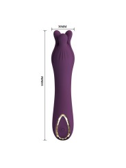 PRETTY LOVE - LUNAO RECHARGEABLE VIBRATOR 10 FUNCTIONS PURPLE