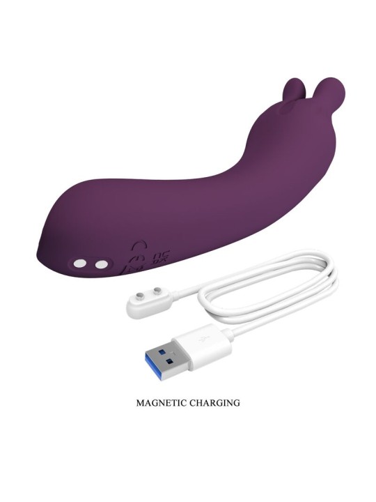 PRETTY LOVE - VIBRADOR RECARREGÁVEL LUNAO COM 10 FUNÇÕES ROXO