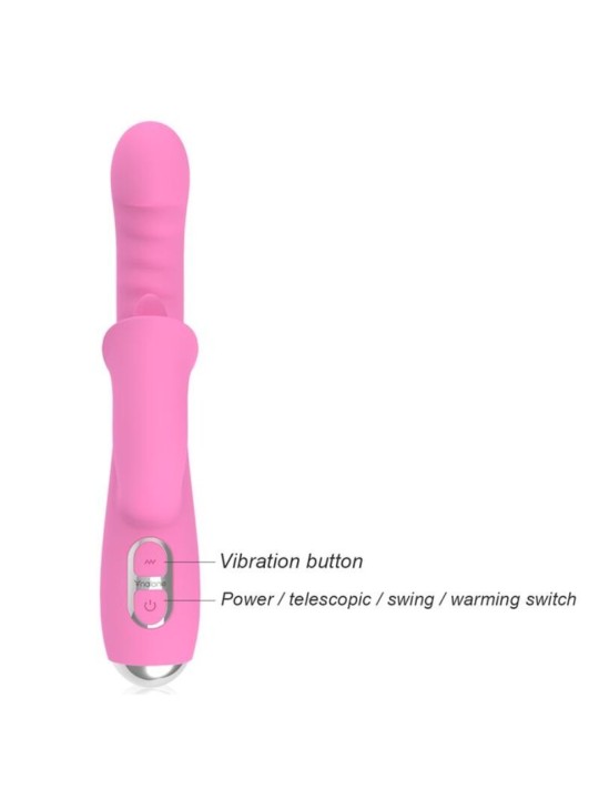 NALONE - T-MAY VIBRADOR RABBIT CON EMPUJE Y MOVIMIENTO OSCILANTE