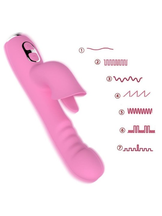 NALONE - T-MAY MAGIC STICK VIBRATOR KONIJN - ROZE