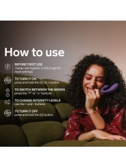 LELO - INA THRUST RABBIT VIBRATEUR À POUSSÉE VIOLET