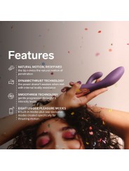 LELO - INA THRUST VIBRADOR RABBIT CON EMPUJE MORADO