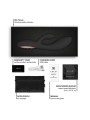 LELO - INA THRUST RABBIT THRUSTING VIBRATOR BLACK