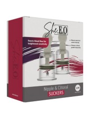 SHE.E.O - SUCCIONADORES PARA PEZONES Y CLÍTORIS S/M