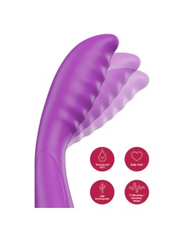 SHE.E.O - VIBRATEUR VIOLETTE À TAPOTEMENTS DU POINT G