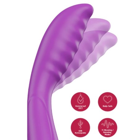 SHE.E.O - VIBRATORE VIOLA PER LA STIMOLAZIONE DEL PUNTO G