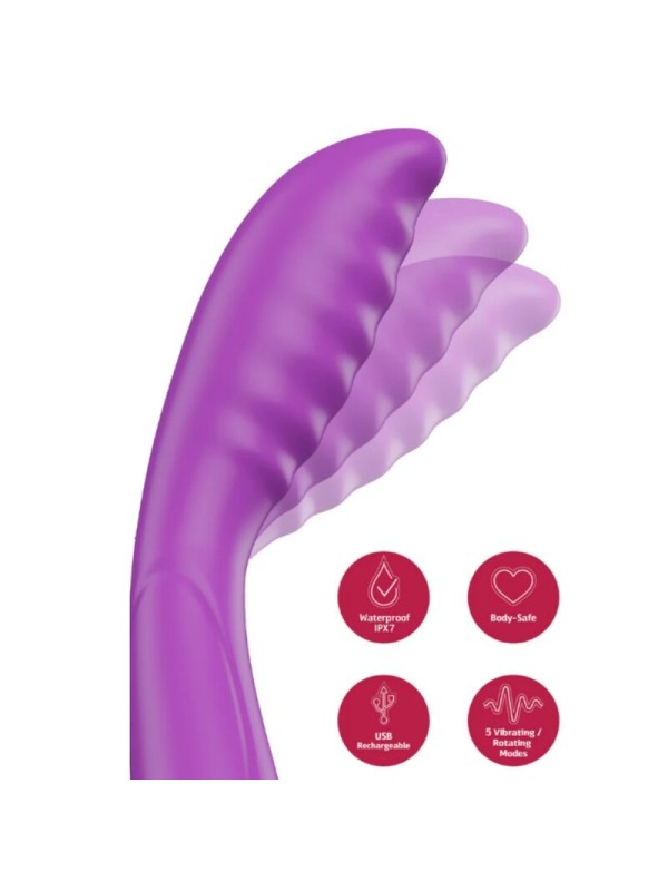 SHE.E.O - VIBRATORE VIOLA PER LA STIMOLAZIONE DEL PUNTO G