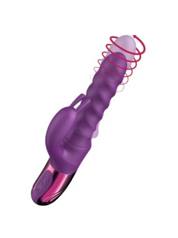 SHE.E.O - VIBRADOR REDEMOINHO COELHO ROXO
