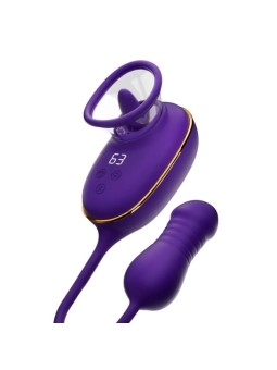 SHE.E.O - CLITORALE ZUIGTOOL MET LIKEFFECT EN PAARSE ANALE STIMULATOR