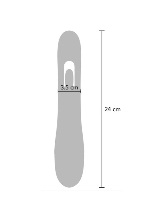 SHE.E.O - VIBRATORE PER IL PUNTO G A FORMA DI CONIGLIO CON MOVIMENTO D