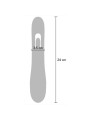 SHE.E.O - RABBIT G-SPOT VIBRATOR MET DIGITALE BEWEGING PAARS