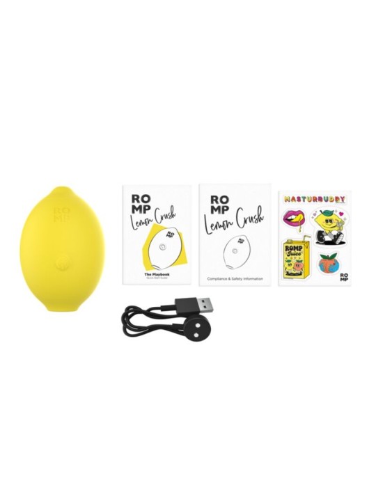 ROMP - LEMON CRUSH PLEASURE AIR STIMULATEUR CLITORIAL JAUNE