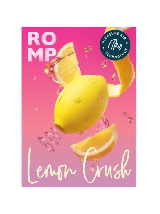 ROMP - LEMON CRUSH PLEASURE AIR ESTIMULADOR CLITÓRICO AMARELO