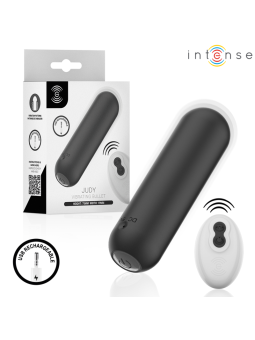 INTENSE - JUDY BALA VIBRADORA RECARGABLE CON CONTROL REMOTO NEGRO