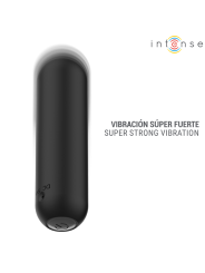 INTENSE - JUDY BALA VIBRADORA RECARGABLE CON CONTROL REMOTO NEGRO