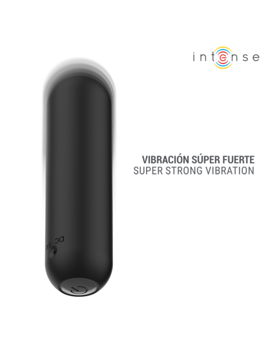 INTENSE - JUDY RECHARGEABLE VIBRATING BULLET WITH REMOTE CONTROL BLACK