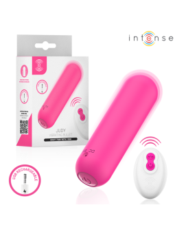 INTENSE - JUDY RECHARGEABLE VIBRATING BULLET WITH REMOTE CONTROL PINK