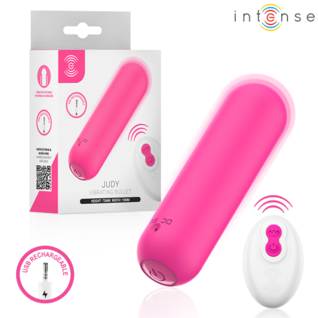 INTENSE - JUDY WIEDERAUFLADBARER VIBRATIONSKUGEL MIT FERNBEDIENUNG PIN