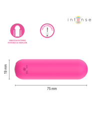 INTENSE - JUDY VIBRANTE RECHARGEABLE AVEC TÉLÉCOMMANDE ROSE