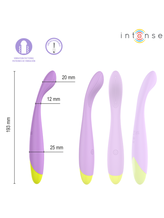 INTENSE - LUCCA FLEXIBLE USB RECHARGEABLE G-POINT STIMULATOR