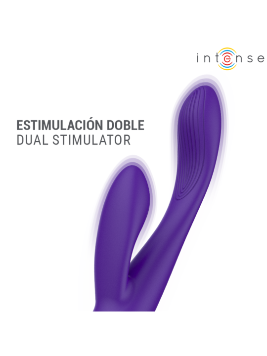 INTENSE - PAOLO ESTIMULADOR RABBIT RECARGABLE PARA PUNTO G Y CLÍTORIS