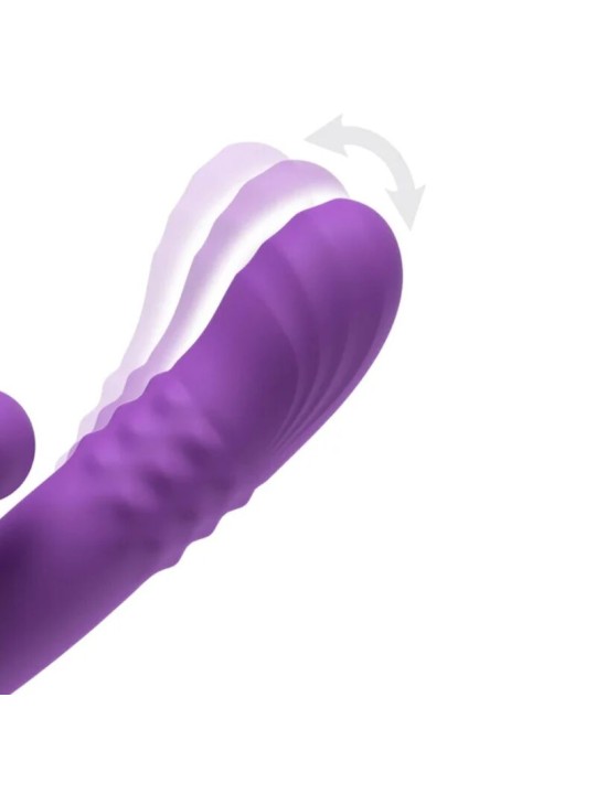 FANTASY FOR HER - HARMONI PRO PURPLE G-SPOT & CLITORAL RABBIT VIBRATOR