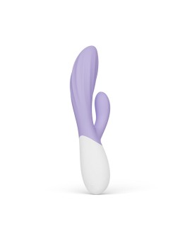 LELO - INA TWIST DOUBLE VIBRATOR RABBIT FOR G-SPOT AND CLITORIS LAVEND