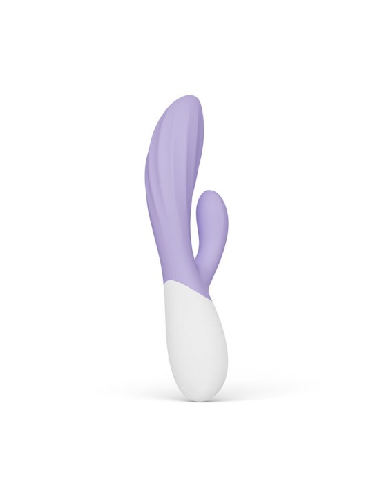 LELO - INA TWIST DOUBLE VIBRATOR RABBIT FOR G-SPOT AND CLITORIS LAVEND
