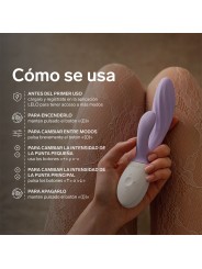 LELO - INA TWIST DOUBLE VIBRATEUR LAPIN POUR LE POINT G ET LE CLITORIS
