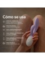 LELO - INA TWIST DOUBLE VIBRATOR RABBIT FOR G-SPOT AND CLITORIS LAVEND