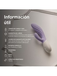 LELO - INA TWIST VIBRADOR DUPLO COELHO PARA PONTO G E CLITÓRIS LAVANDA
