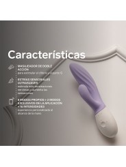 LELO - INA TWIST DOPPELVIBRATOR HASE FÜR G-PUNKT UND KLITORIS LAVENDEL