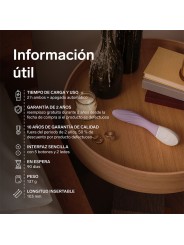 LELO - MONA TWIST VIBRADOR PARA PUNTO G RECARGABLE APP CONTROL LAVANDA