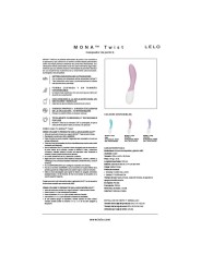 LELO - MONA TWIST WIEDERAUFLADBARER, APP-GESTEUERTER G-PUNKT-VIBRATOR 
