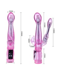 BAILE - FLEXIBLE VIBRATOR WITH ANAL STIMULATOR