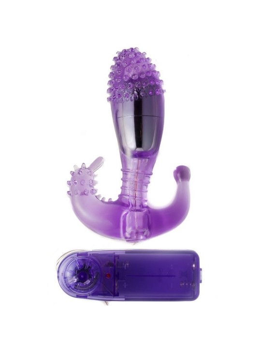 BAILE - STIMULATEUR VAGINAL ET ANAL LILAS AVEC VIBRATION