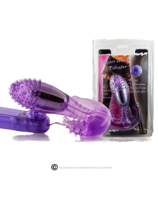 BAILE - ESTIMULADOR VAGINAL E ANAL LILAC COM VIBRAO