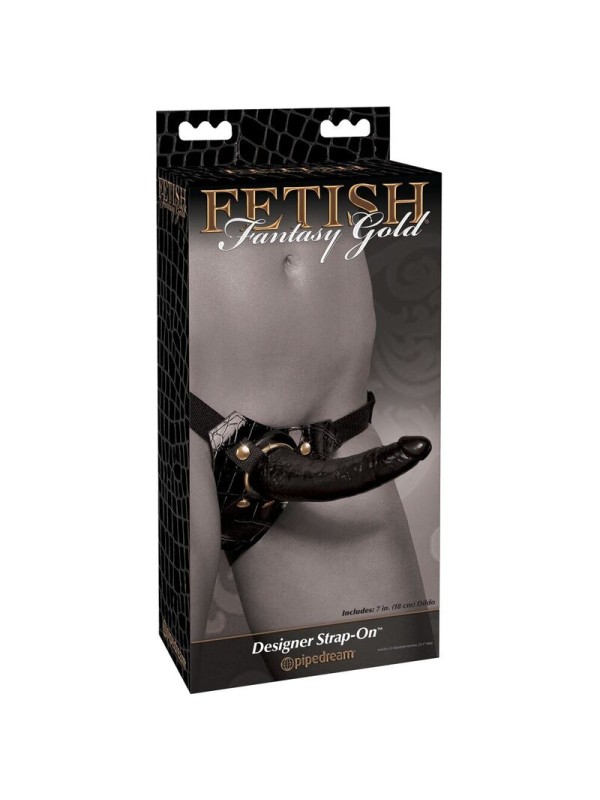 FETISH FANTASY GOLD - DESIGNER STRAP-ON
