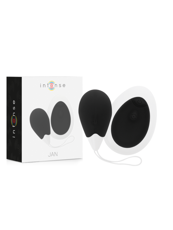 INTENSE - JAN HUEVO VIBRADOR CONTROL REMOTO NEGRO