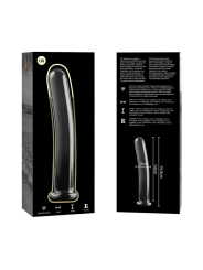 NEBULA SERIES BY IBIZA - MODELO 8 DILDO CRISTAL TRANSPARENTE 14.5 CM -