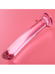 NEBULA SERIES BY IBIZA - MODELLO 8 DILDO IN VETRO BOROSILICATO ROSA 14