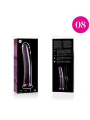 NEBULA SERIES BY IBIZA - MODELO 8 DILDO CRISTAL ROSA 14.5 CM -O- 2 CM