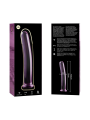NEBULA SERIES BY IBIZA - MODELO 8 DILDO VIDRO BOROSILICADO ROSA 14.5 C